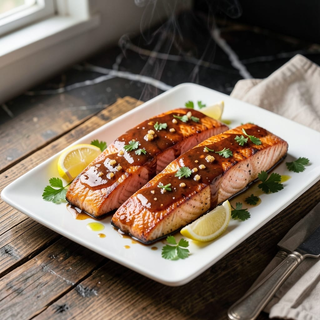 Baked Barbecue Salmon Recipe: Glazed and Flaky in 25 Minutes