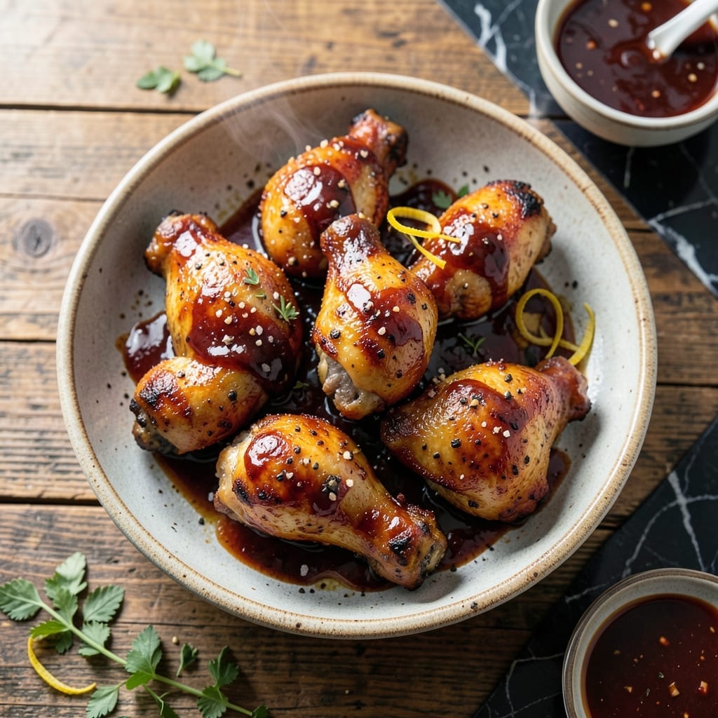 Oven Baked BBQ Drumsticks Recipe: Crispy Skin With Smoky Sweet Glaze