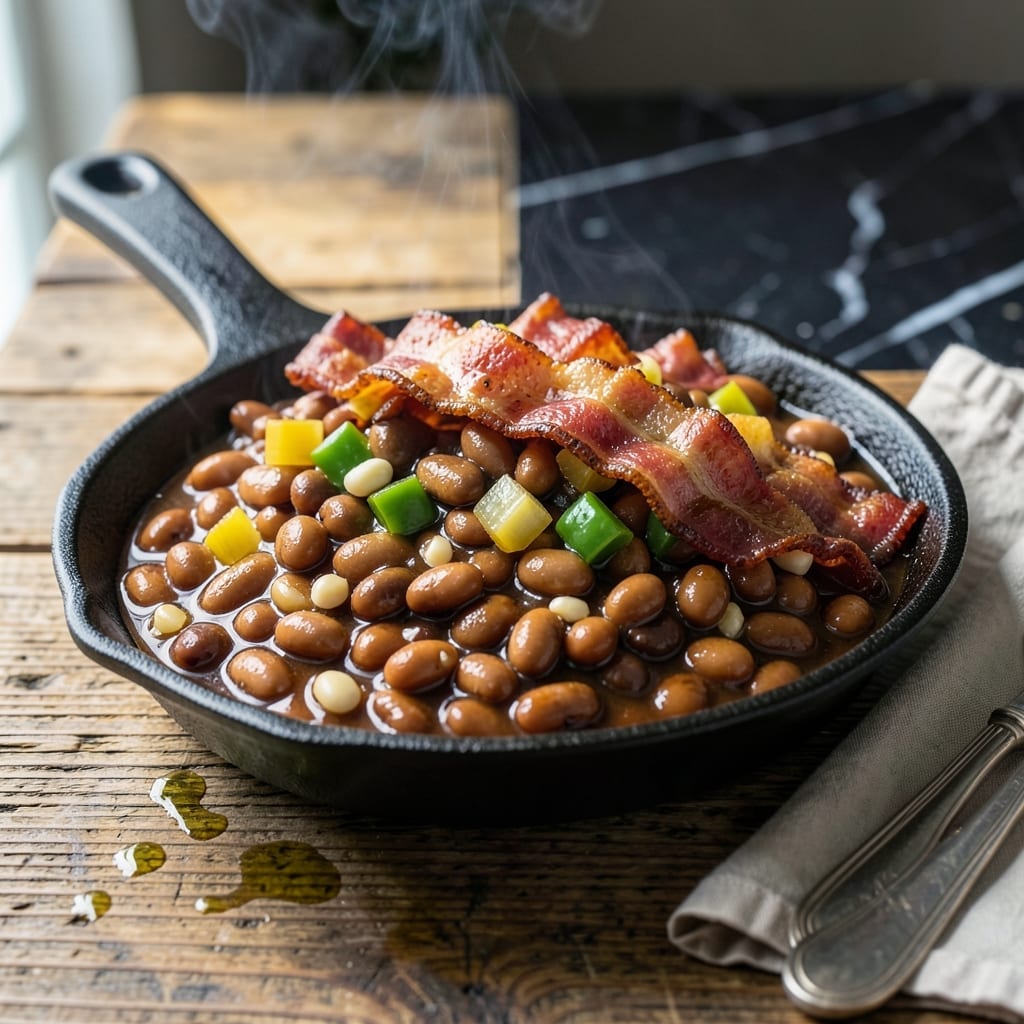 Texas BBQ Baked Beans Recipe: Smoky Sweetness With Molasses Depth