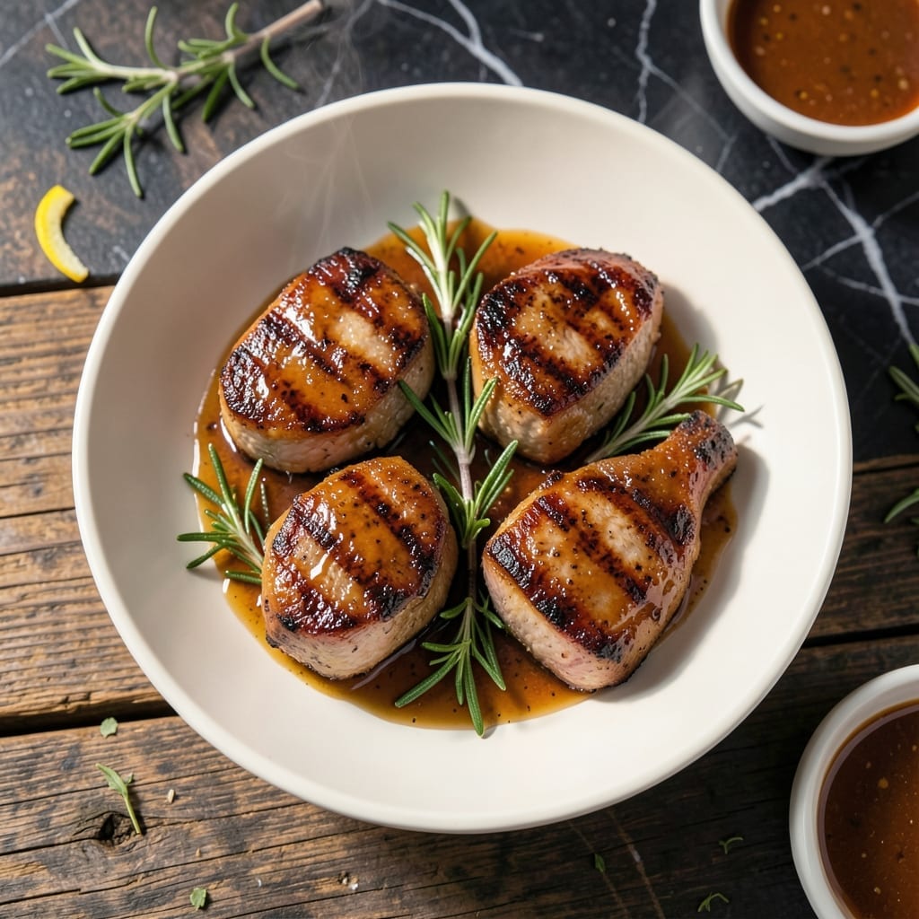 Maple Glazed Pork Chops Recipe: Sticky Sweetness With Herb Crust