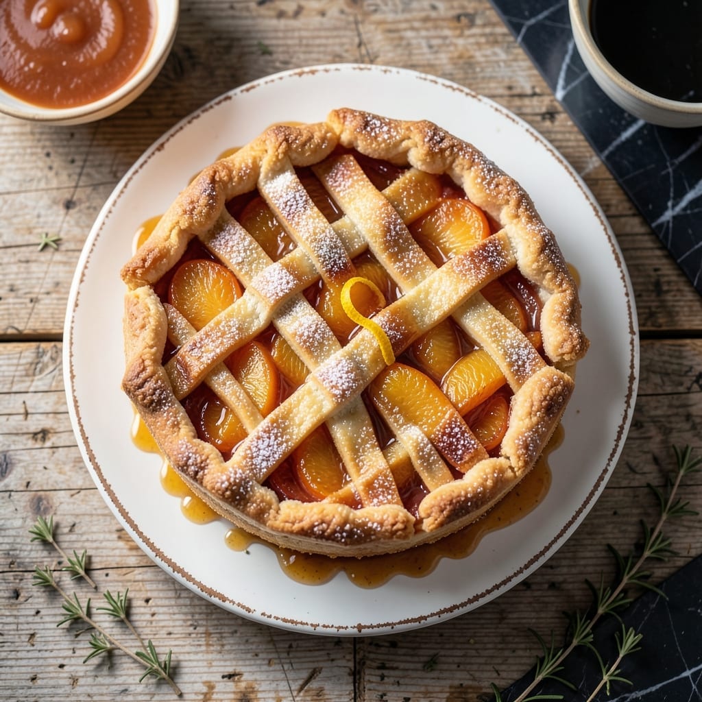 Peach Pie Recipe Using Canned Peaches: Flaky Crust With Syrupy Sweet Filling