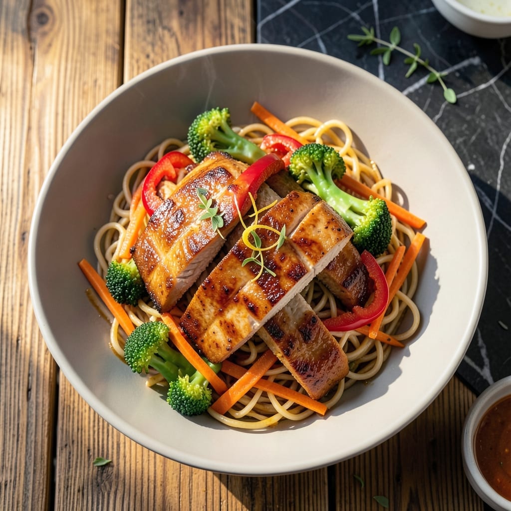 Healthy Chicken Stir Fry Recipe With Noodles: Light and Flavorful Weeknight Meal