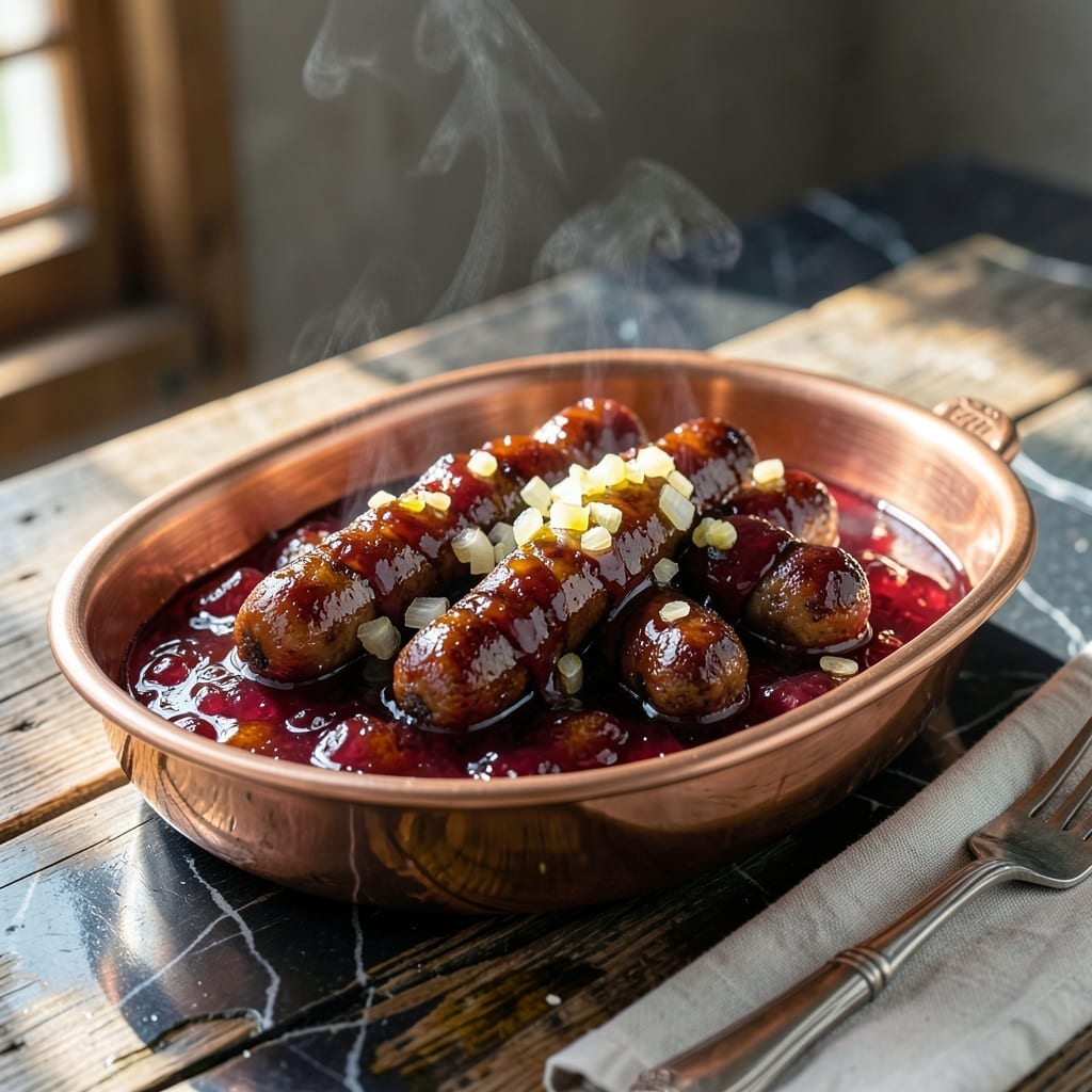 Cocktail Weenies Recipe With Grape Jelly and BBQ Sauce: Sweet and Smoky Crowd Pleaser