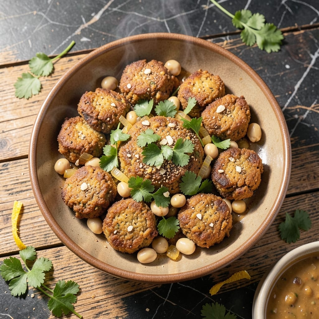 Falafel Recipe With Fava Beans and Chickpeas: Middle Eastern Crispy Patties Falafel Recipe With Fava Beans and Chickpeas: Middle Eastern Crispy Patties