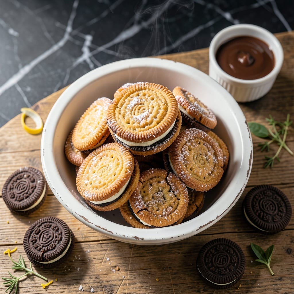 Fried Oreo Recipe With Flour: Crispy Coating With Creamy Center