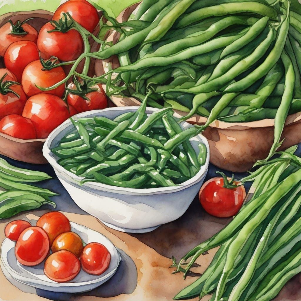 green beans potatoes tomatoes recipe