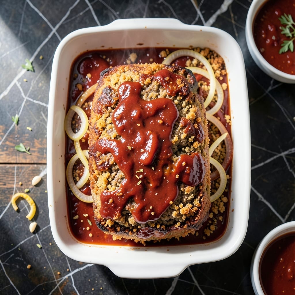 Easy Meatloaf Recipe With Bread Crumbs And Ketchup: Classic Comfort With a Glaze