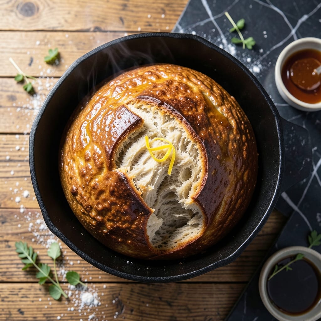 Instant Yeast Bread Recipe Dutch Oven: No-Knead Crusty Artisan Loaf