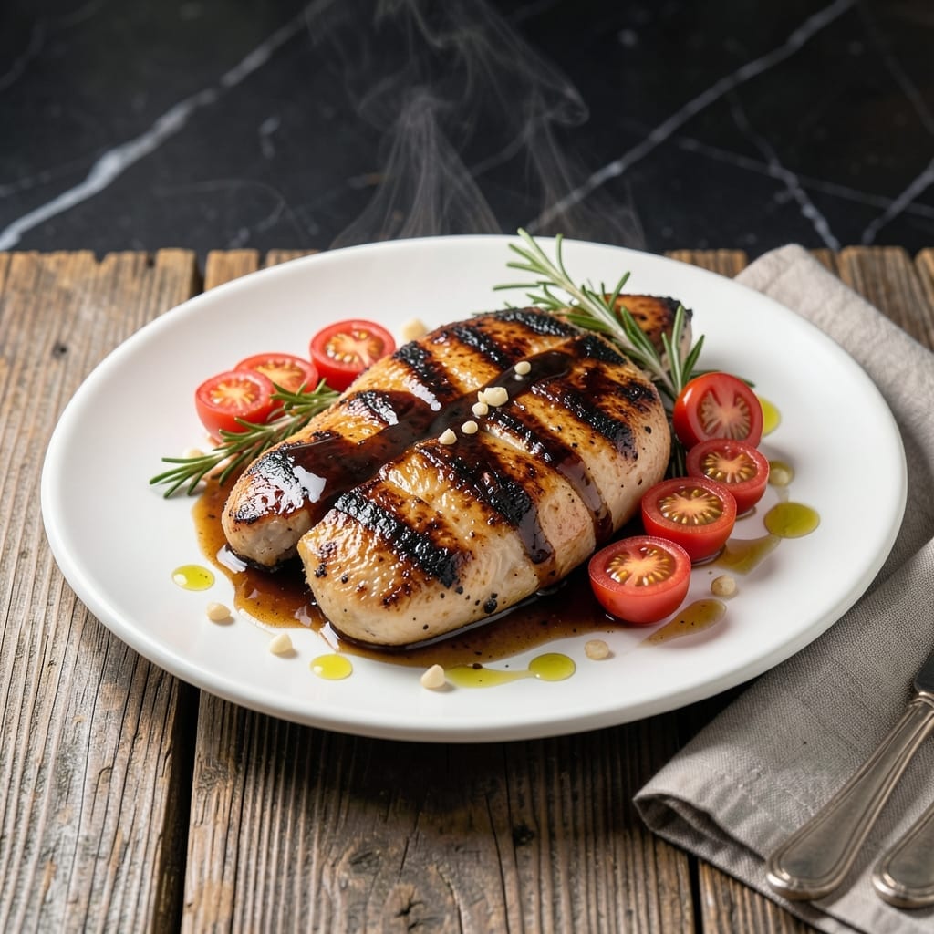 Grilled Chicken Recipe With Balsamic Vinegar: Smoky Char and Tangy Glaze