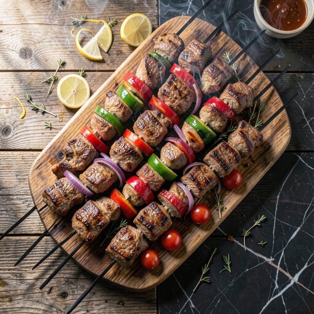 Beef Shish Kabob Recipe Grill: Skewered and Charred to Grill Perfection