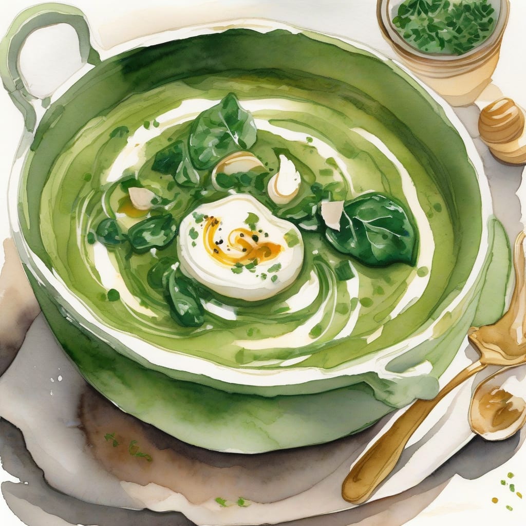 grass soup recipe