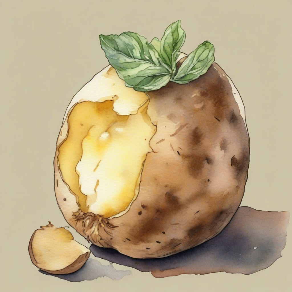 overcooked potato