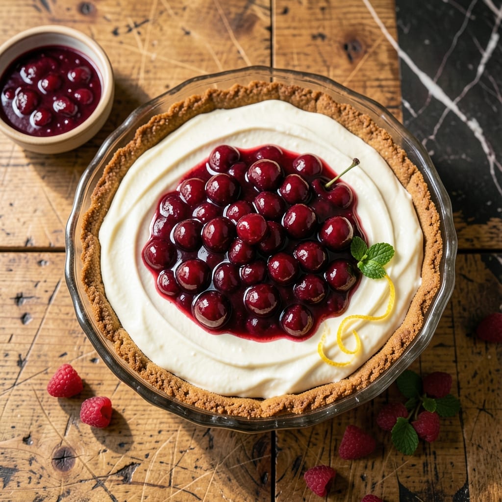 Cherry Cream Cheese Pie Recipe Eagle Brand: No-Bake Layers of Sweet Cherry Bliss