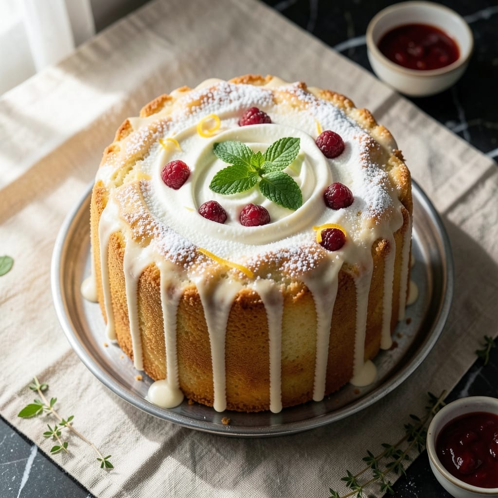 Sour Cream Angel Food Cake Recipe: Light and Airy Cloud of Sweetness
