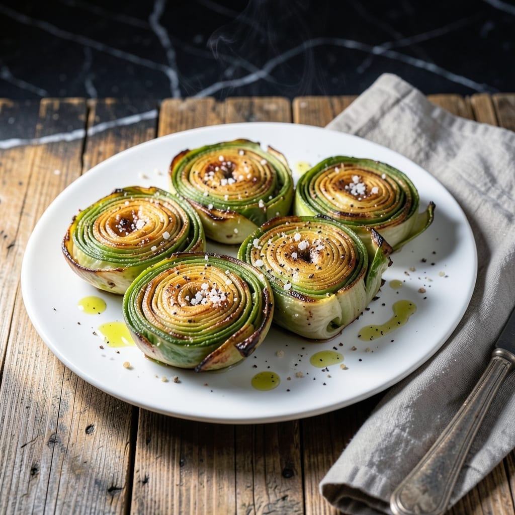 Recipe for Baked Cabbage Steaks: Crispy Edges and Tender Centers