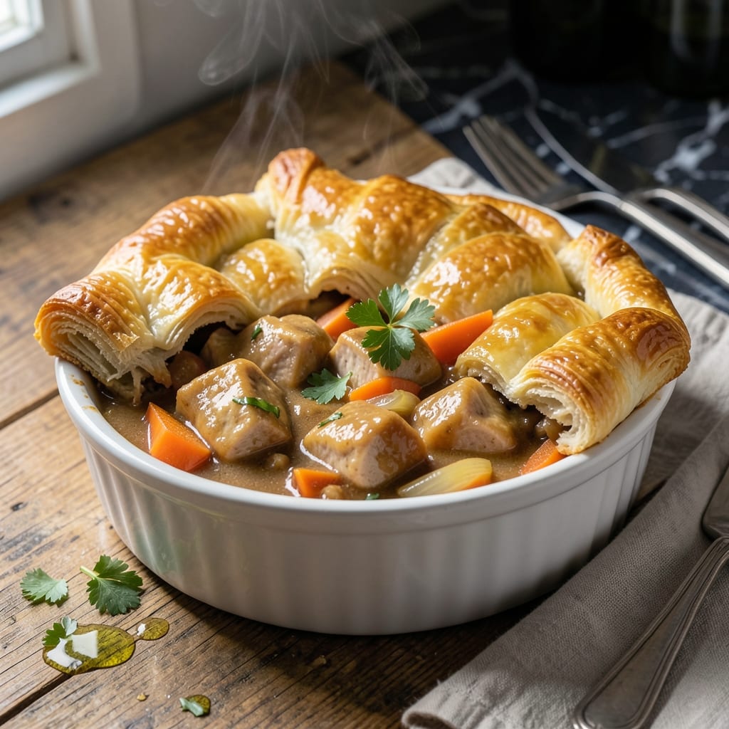 Individual Chicken Pot Pie Recipe With Crescent Rolls: Single-Serve Comfort With Golden Layers