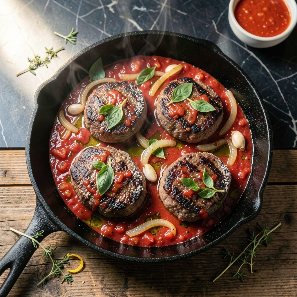 Steak Pizzaiola Recipe Pioneer Woman: Italian Tomato-Braised Beef With Melted Mozzarella
