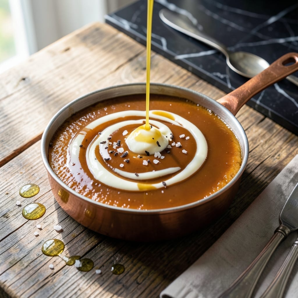 Caramel Sauce for Flan Recipe: Silky Smooth Drizzle for Desserts