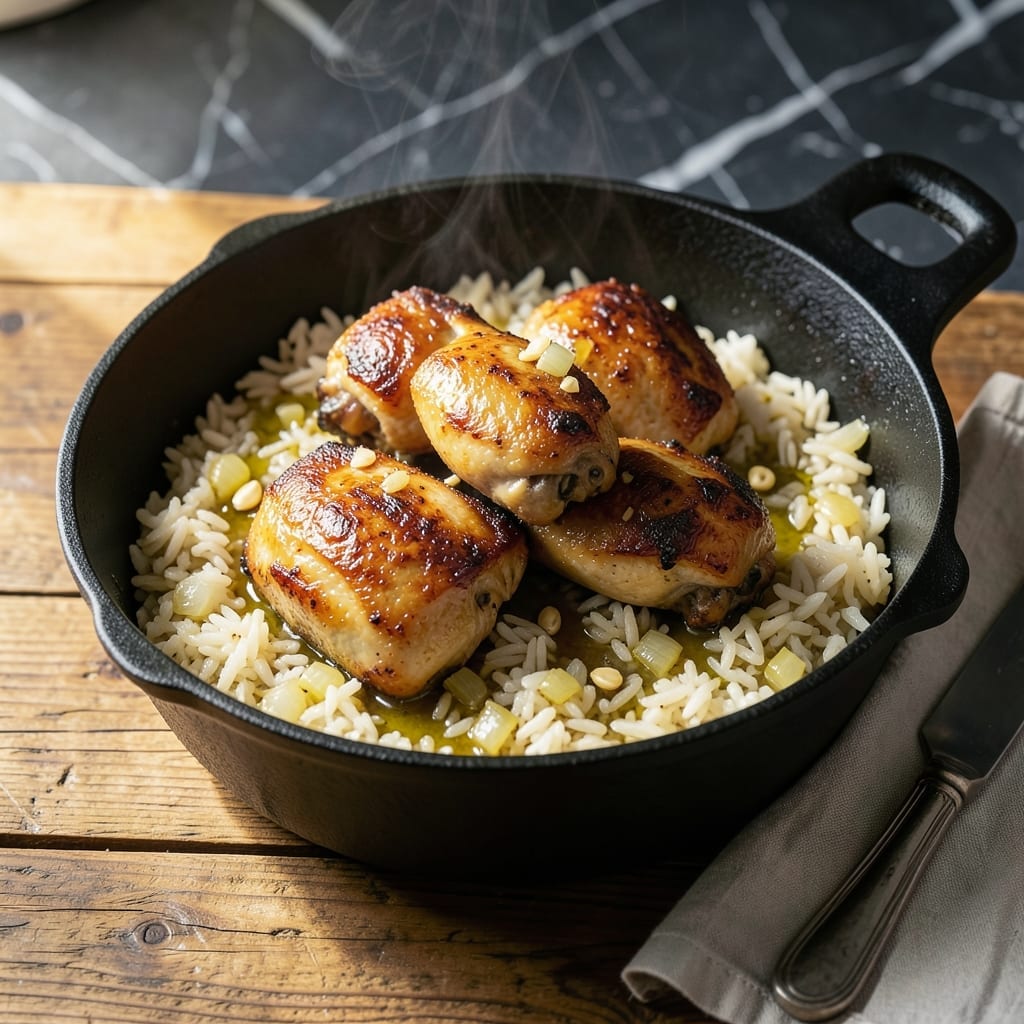 Forgotten Chicken Recipe With Long Grain Rice: Nostalgic One-Pot Meal