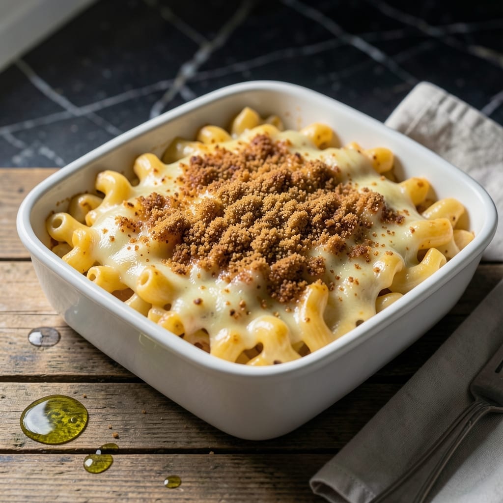 Macaroni And Cheese Recipe With Bread Crumbs: Buttery Topping Meets Creamy Pasta