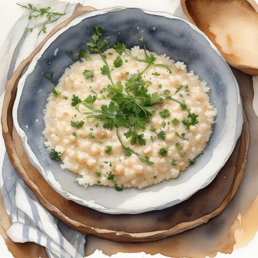 risotto recipe verb