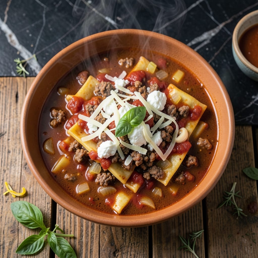 Lasagna Soup Recipe Slow Cooker: Rich Layers in a Hearty Bowl