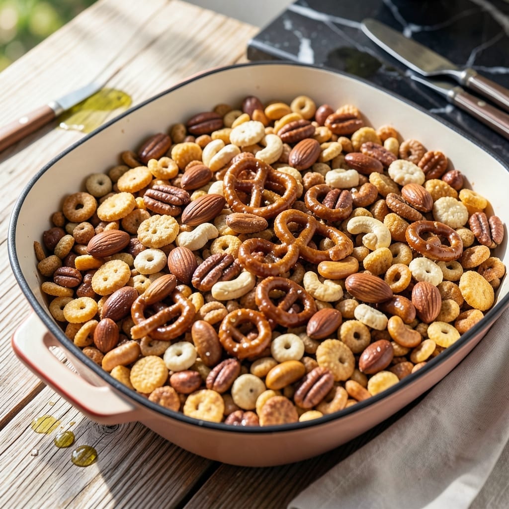 Old Fashioned Chex Mix Recipe Oven: Nostalgic Crunch in Every Bite