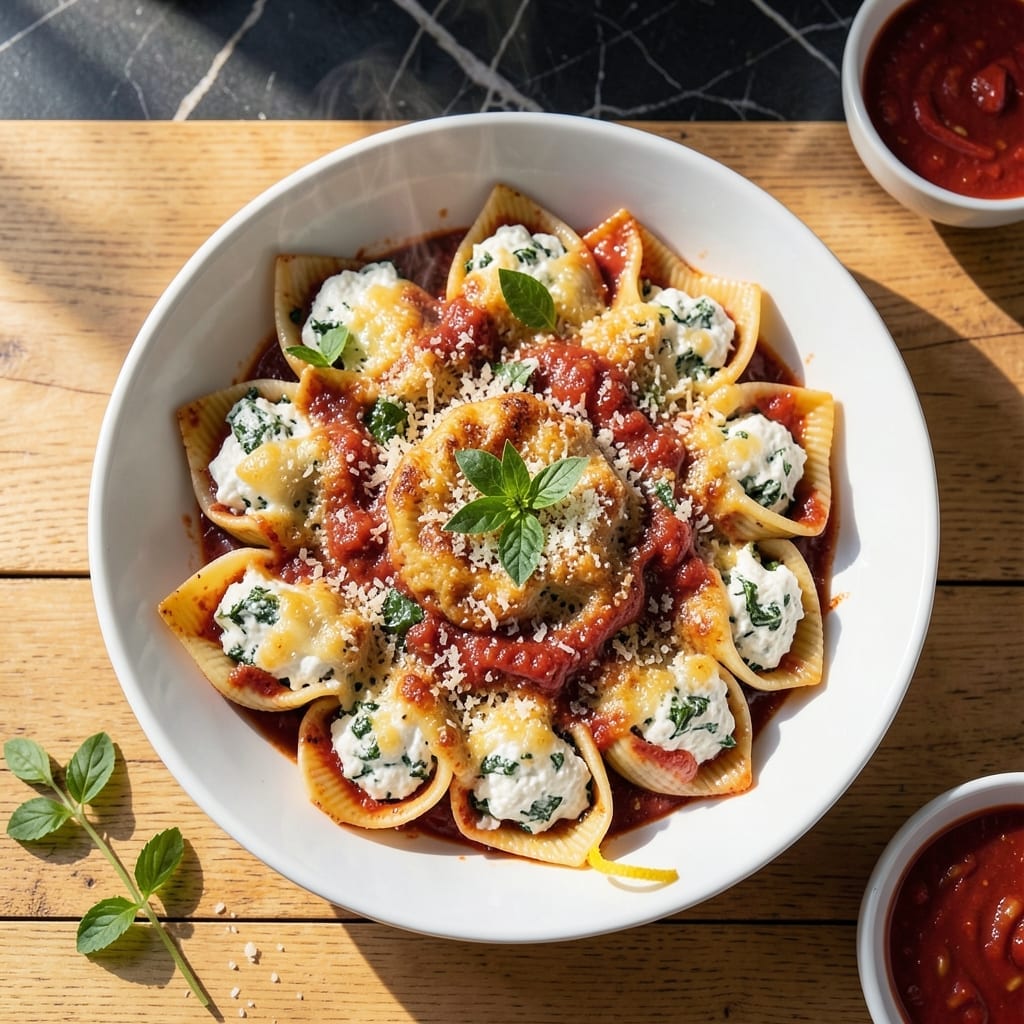Unique Stuffed Shells Recipe: Cheesy Spinach and Ricotta Pockets