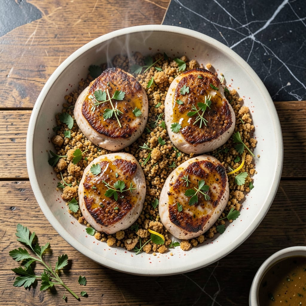 Recipe for Thin Boneless Pork Chops in Oven: Juicy Centers With Herb Crust Recipe for Thin Boneless Pork Chops in Oven: Juicy Centers With Herb Crust