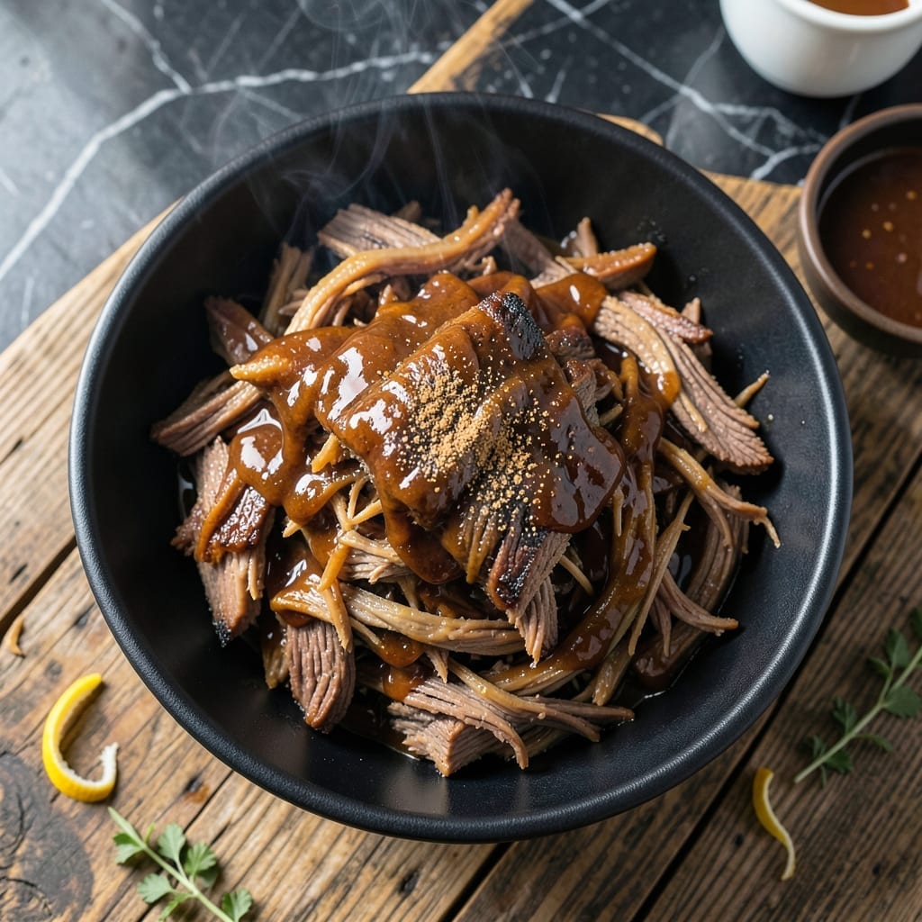BBQ Pulled Beef Crock Pot Recipe: Slow-Cooked with Molasses Depth
