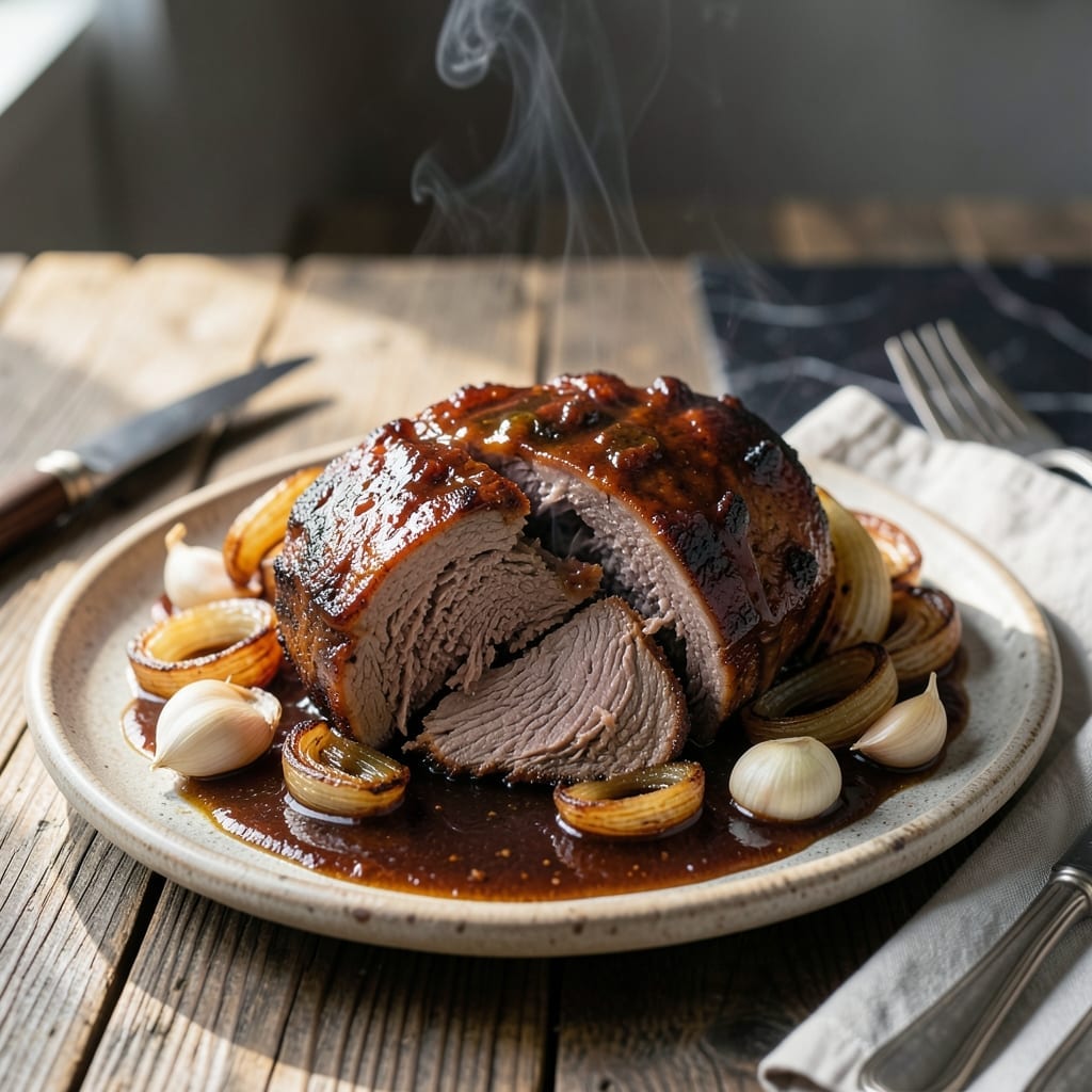 BBQ Beef Chuck Roast Slow Cooker Recipe: Set-It-and-Forget-It Smoky Richness
