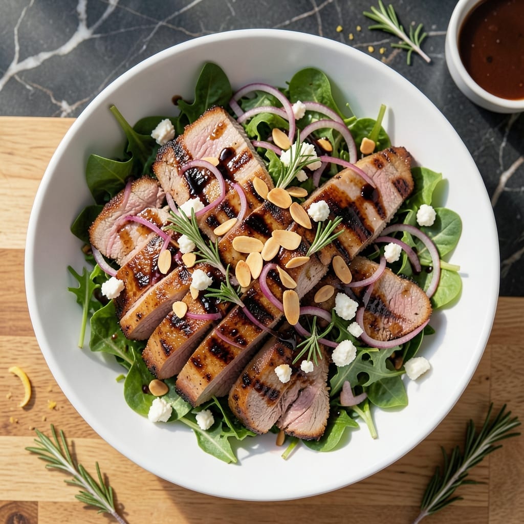 Grilled Pork Tenderloin Salad Recipe: Smoky Char Meets Fresh Greens