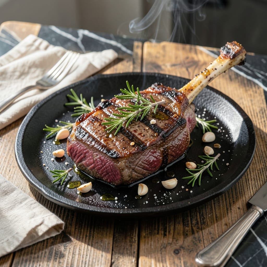 Bone In Ribeye Steak Recipe Grill: Charred Crust with Buttery Interior