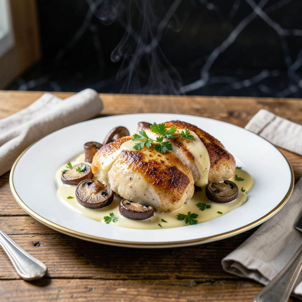 Chicken Henry Recipe: Creamy Mushroom Sauce With Tender Chicken