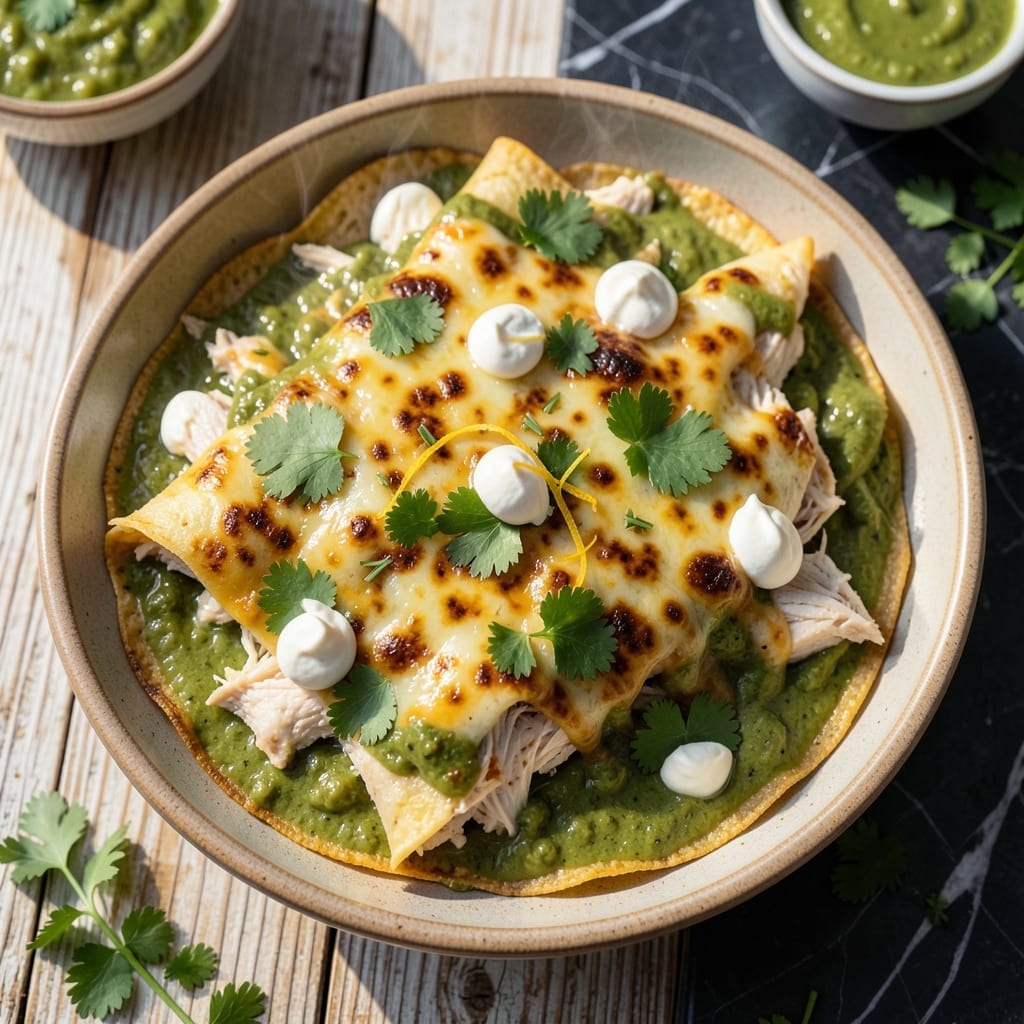 Green Chicken Enchilada Recipe With Cream Cheese: Zesty Fillings With Melted Toppings