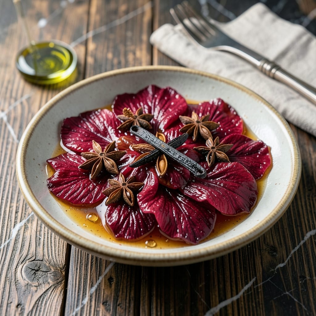 Candied Hibiscus Recipe: Vibrant Floral Syrup for Cocktails