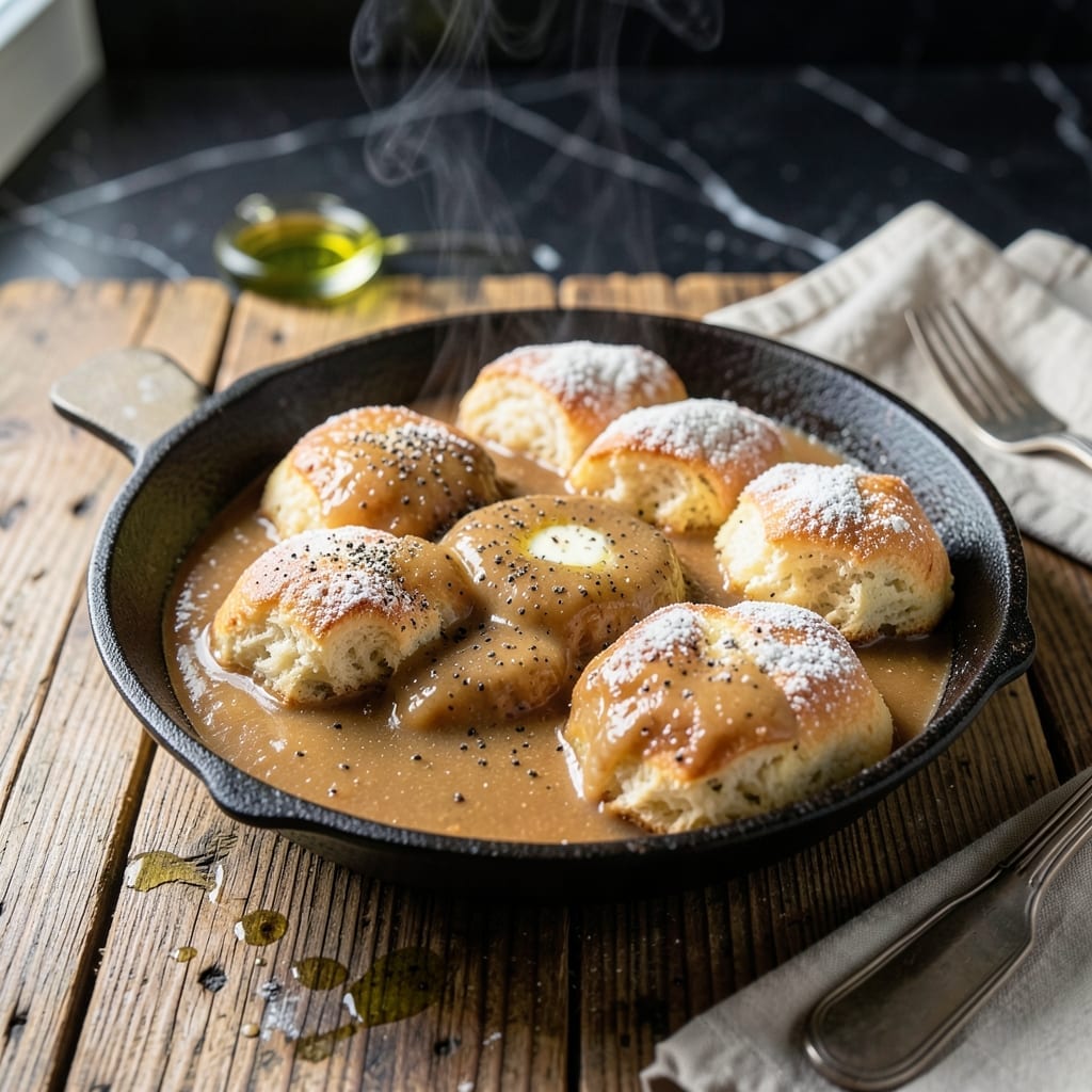 Southern Gravy Recipe for Biscuits: Rich and Velvety Drizzle