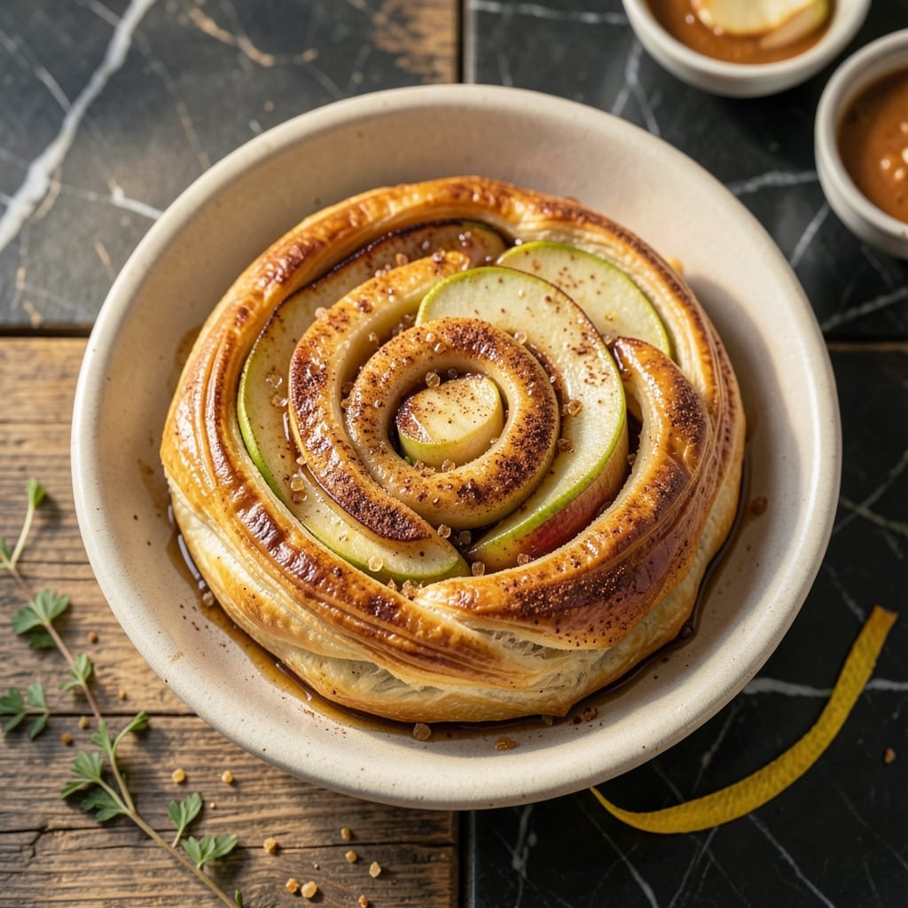 Recipe For Apple Strudel Using Puff Pastry: Buttery Layers With Cinnamon-Spiced Apples