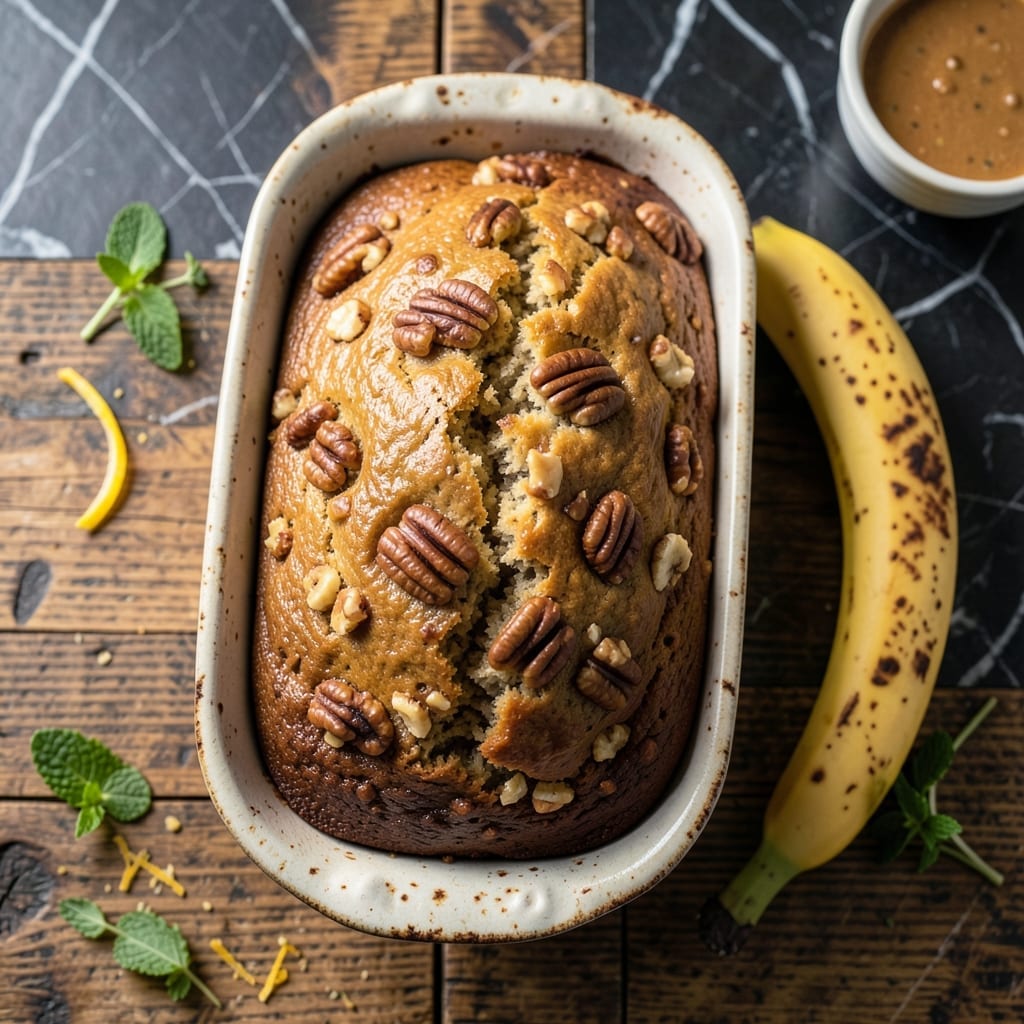 Healthy Recipe for Banana Nut Bread: Naturally Sweet and Nutty Loaf