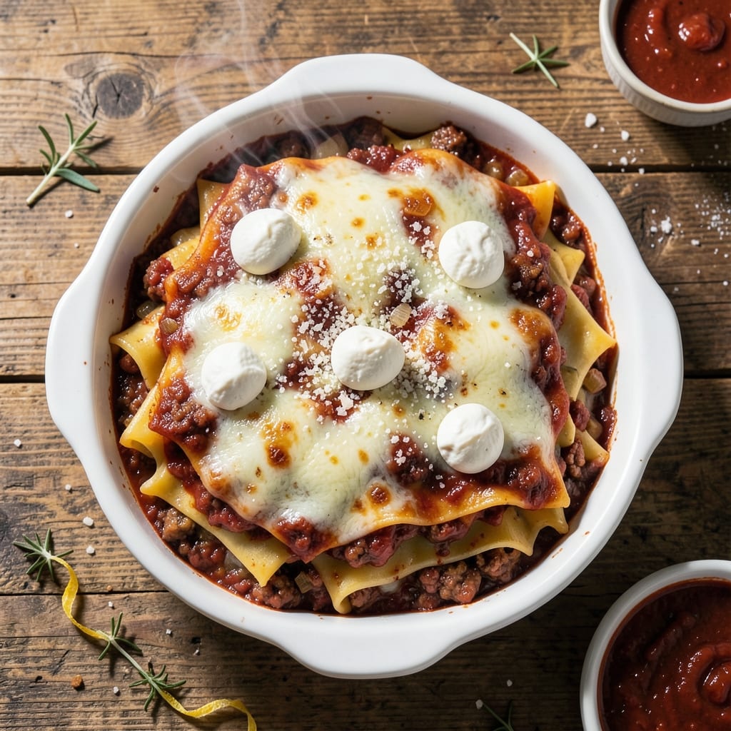 Easy Lasagna Recipe Ragu: Layered Richness With Meat Sauce
