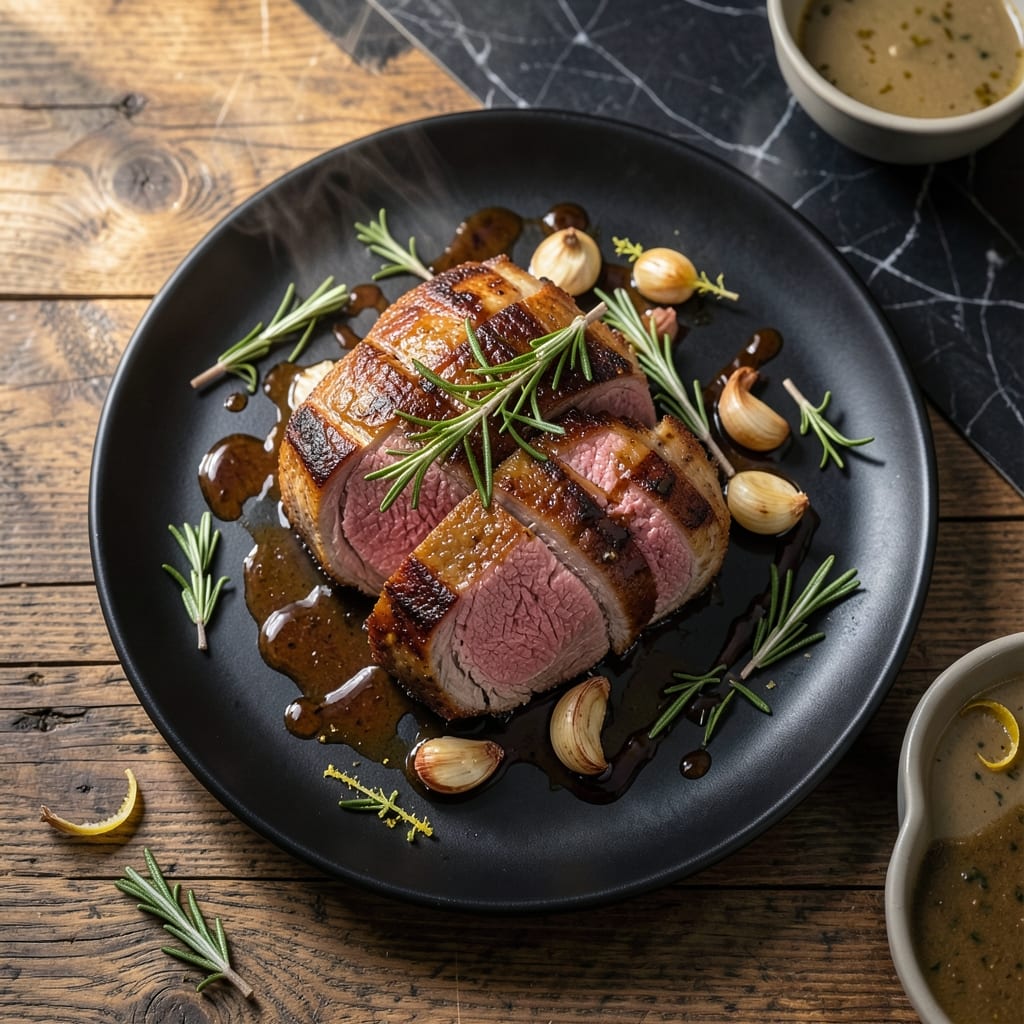 Recipe Boneless Leg Of Lamb: Rosemary-Garlic Roasted Elegance