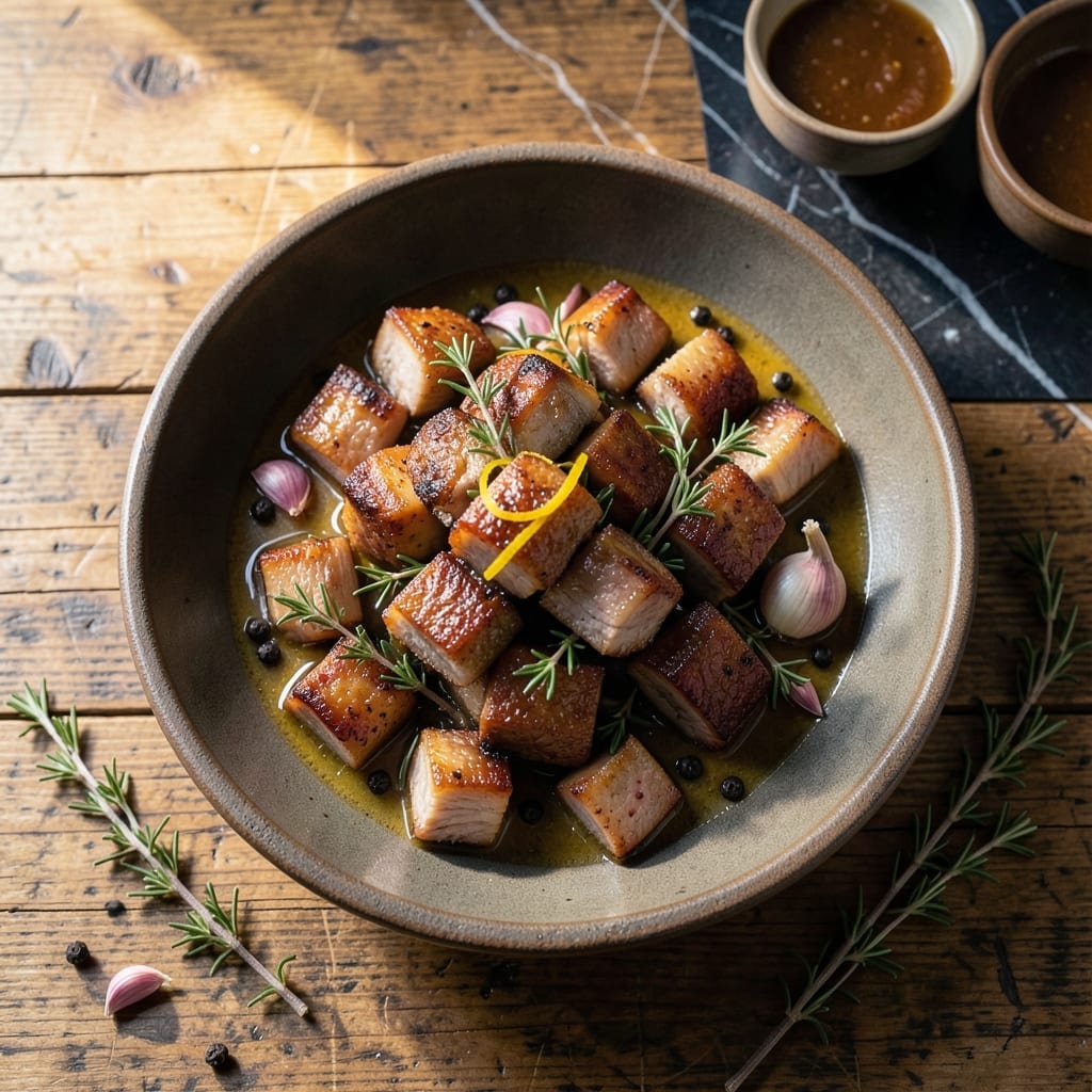 Rillons Recipe: Crispy Pork Cubes in Rich Fat