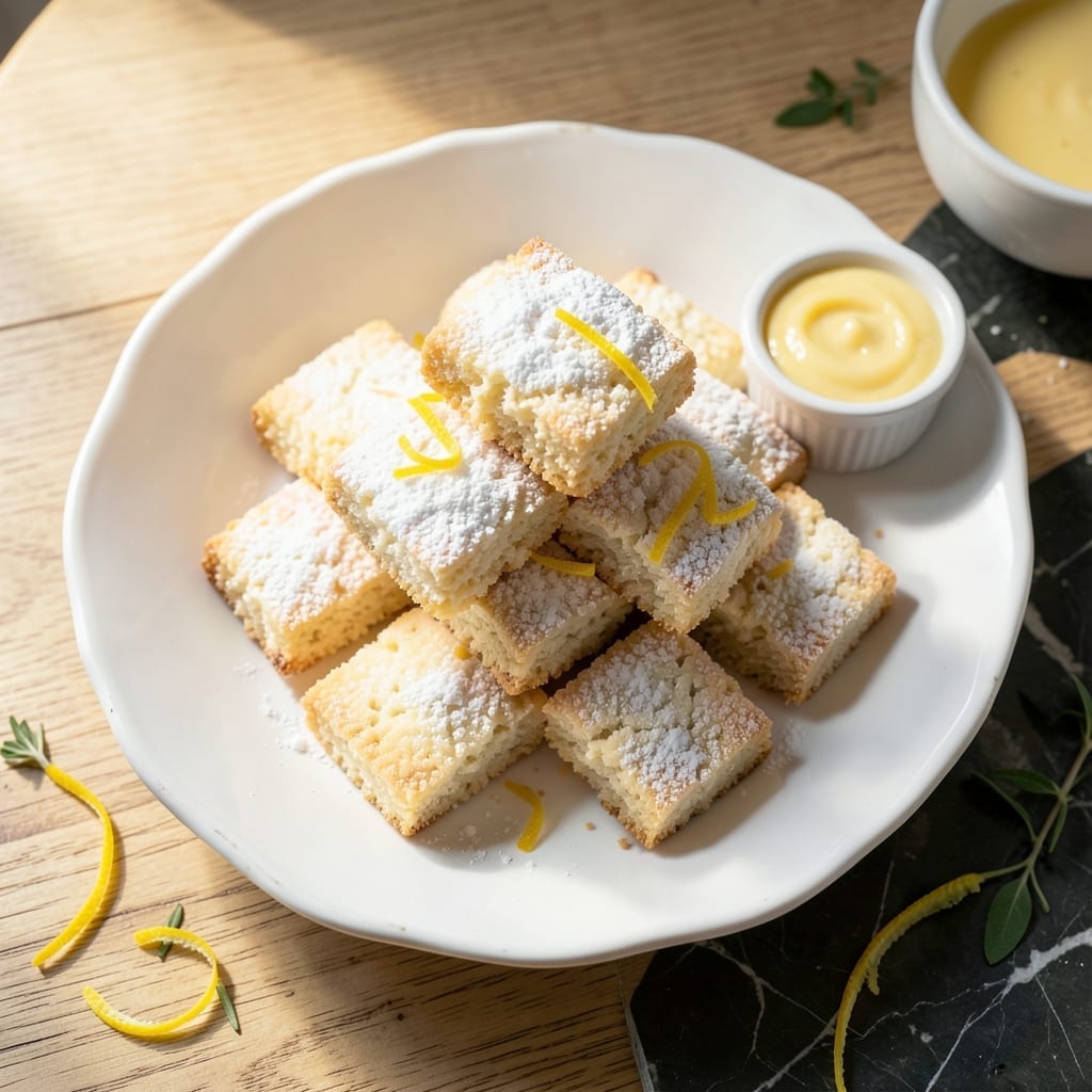 Recipe for Lemon Shortbread Biscuits: Zesty Crumbly Melts in Your Mouth