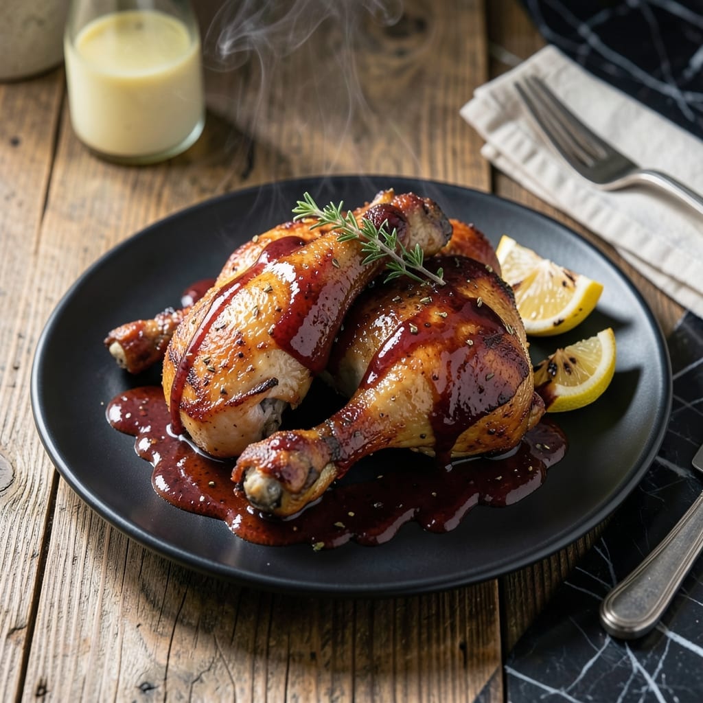 Baked Chicken With Barbecue Sauce Recipe: Smoky Sweetness Straight From the Oven