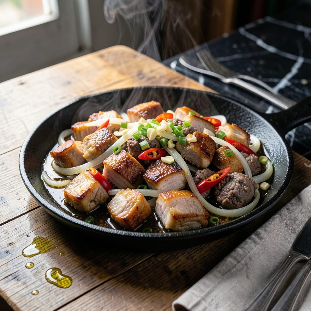 Pork Sisig Recipe Ingredients: Filipino-Style Sizzling Delight
