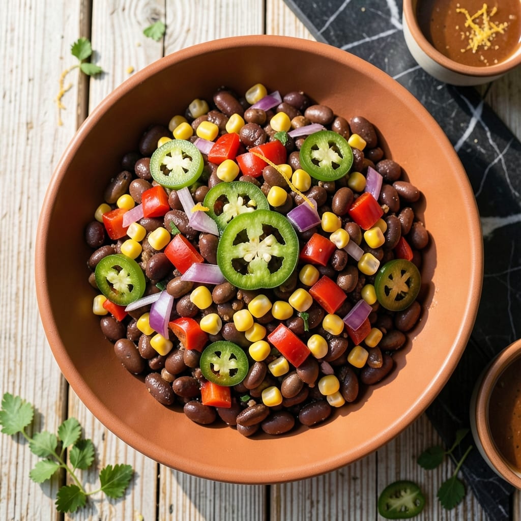 No Cook Chili Bean Salad Recipe: Fresh and Zesty No-Cook Delight