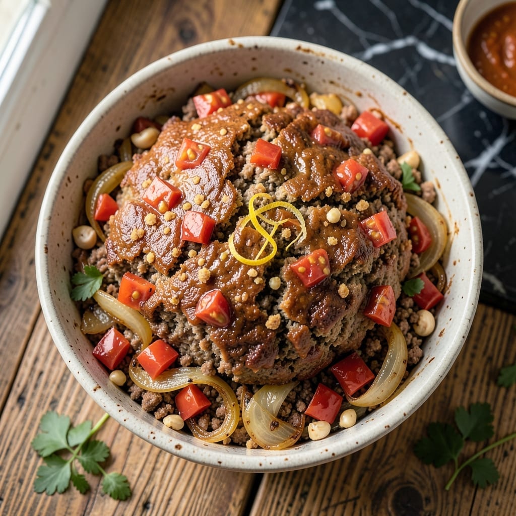 Meatloaf Recipe With Diced Tomatoes: Moist Slices With Garden-Fresh Flavor Meatloaf Recipe With Diced Tomatoes: Moist Slices With Garden-Fresh Flavor