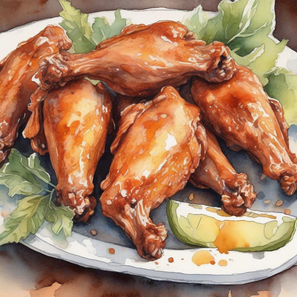 naked chicken wings recipe