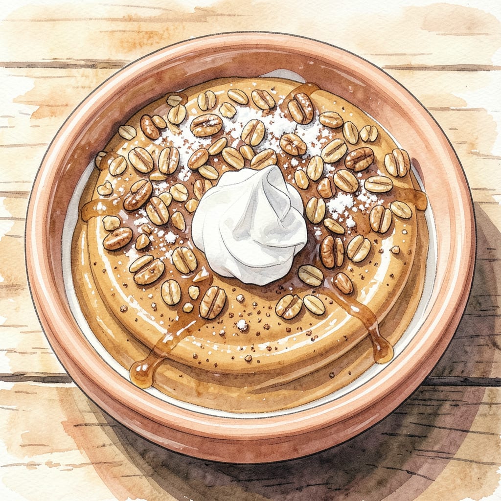 aiea bowl pumpkin crunch recipe illustration with key details