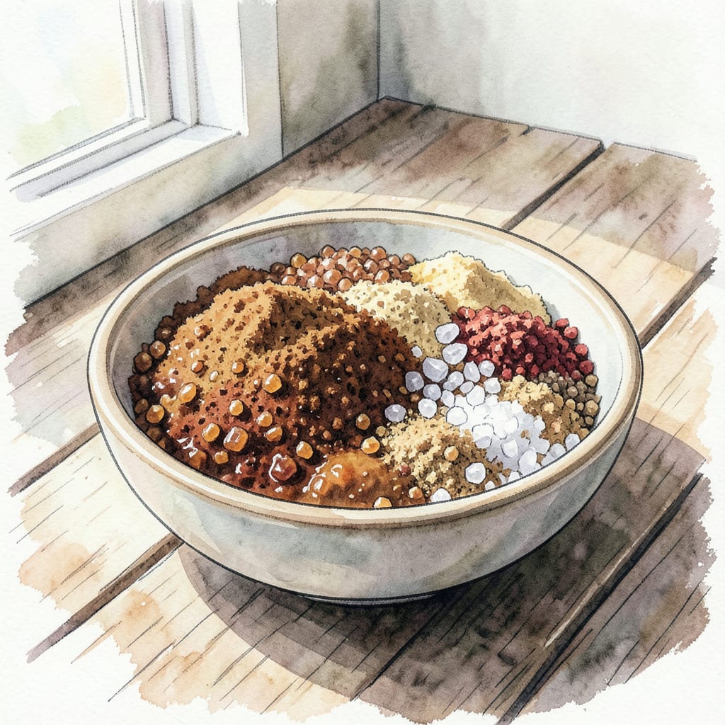 All Purpose BBQ Rub Recipe: Customizable Flavor Blend example with annotations